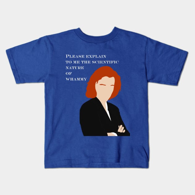 X-Files - Scully Kids T-Shirt by OutlineArt